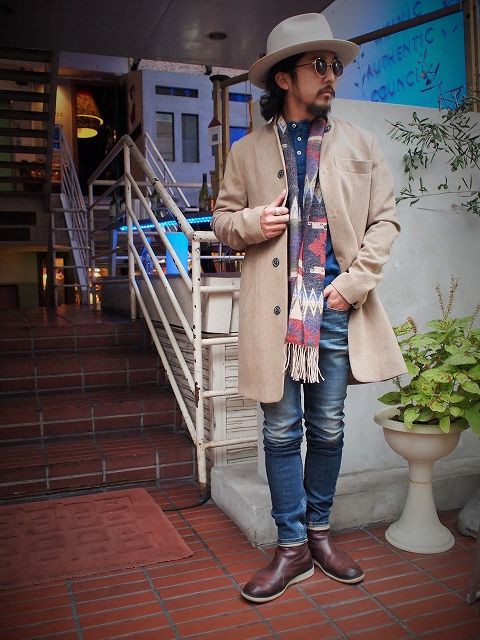 DENHAM＝TENGER CROMBIE COAT,TOUR HENLEY INDIGO SOLID PIQUE. : DOUBLE SOUL  blog