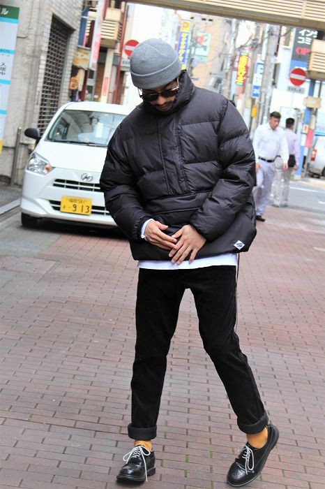 Varde77=GO OUT PULLOVER DOWN JACKET,BLACK : DOUBLE SOUL blog