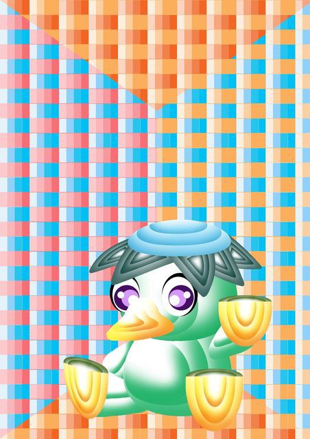 カッパのイラスト だまし絵気分のイラスト日記 Doumeiのブログ