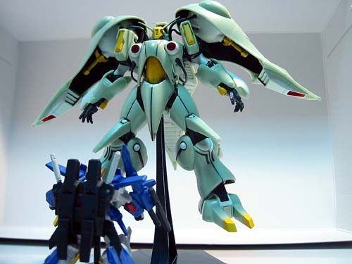 ガンダムコレクション 1/400スケール NZ-000/クィンマンサ : 後ろから