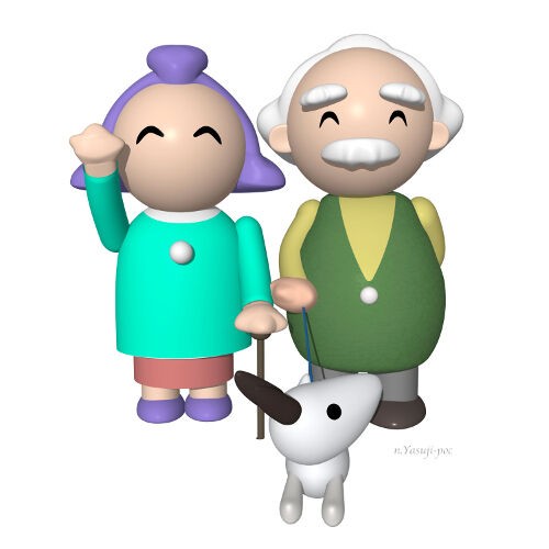 お年寄り 老人イラスト Nonちゃんイラストブログ