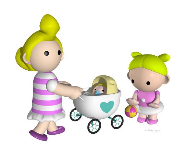 子育てイラスト ファミリーイラスト 家族イラスト Nonちゃんイラストブログ