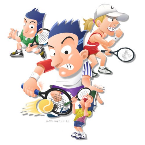 スポーツ オリンピック テニス イラスト Nonちゃんイラストブログ