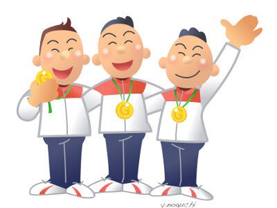 オリンピック金メダルイラスト スポーツ表彰台イラスト 東京イラスト Nonちゃんイラストブログ