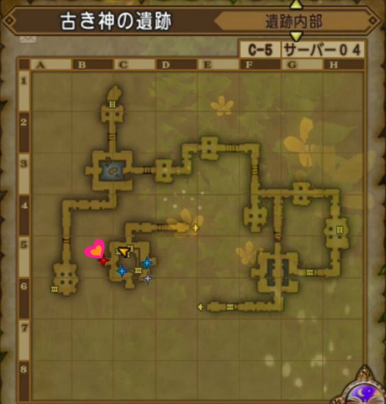 古き神の遺跡宝箱 悪霊の神々のカード ドラクエ10攻略 ゆうかの思い出