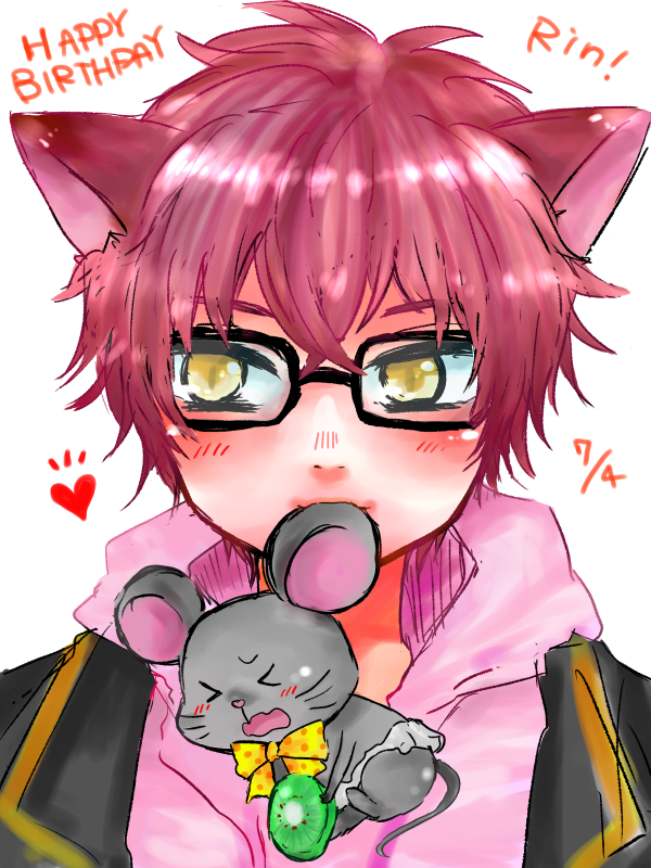 えねみーかっぷりんぐ 嶺狛鈴くん モグモグ