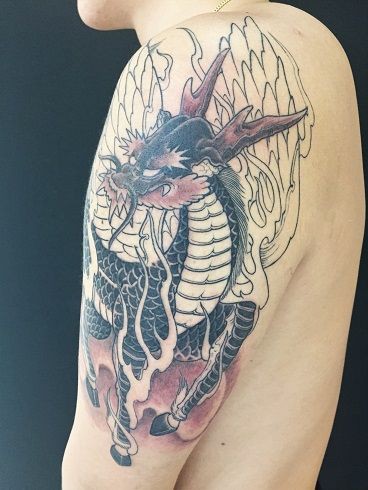 麒麟タトゥーな日 栃木県鹿沼市 宇都宮市のドラゴンタトゥースタジオ Dragontattoostudio