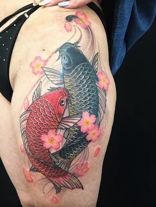 夫婦鯉タトゥーな日 : 栃木県鹿沼市・宇都宮市のドラゴンタトゥースタジオ dragontattoostudio