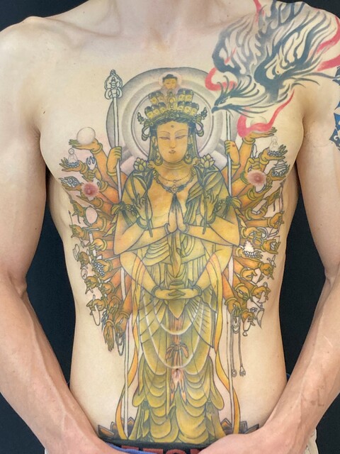 千手観音な日 栃木県鹿沼市 宇都宮市のドラゴンタトゥースタジオ Dragontattoostudio