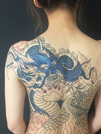 龍と鳳凰な日 栃木県鹿沼市 宇都宮市のドラゴンタトゥースタジオ Dragontattoostudio