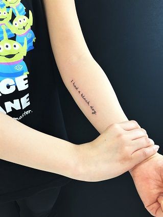 英文タトゥーな日 栃木県鹿沼市 宇都宮市のドラゴンタトゥースタジオ Dragontattoostudio