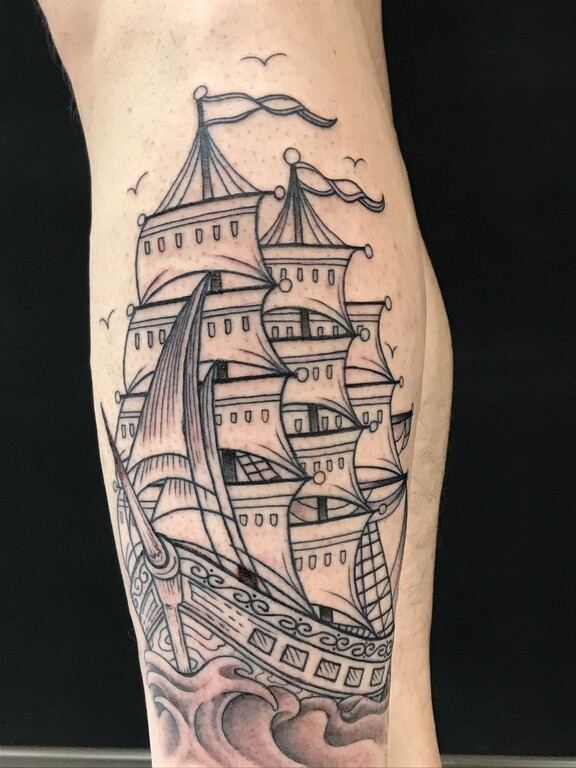 オールドスクール船な日 栃木県鹿沼市 宇都宮市のドラゴンタトゥースタジオ Dragontattoostudio