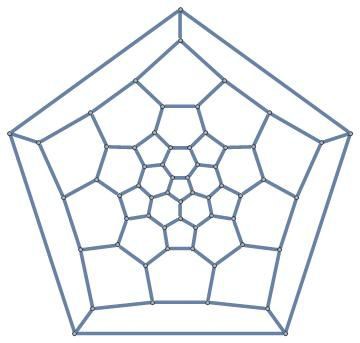 三色折り紙フラーレン : DragonFlare Trail