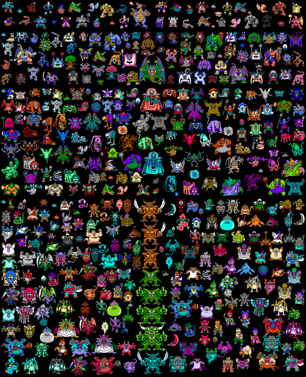 裏dqmsl ドット絵最高 初めて見た いいなこれ 懐かしくてたまらん ドラゴンクエストモンスターズ スーパーライト速報