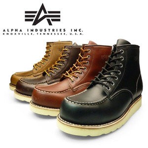 ワークブーツ 本革 メンズ ALPHA INDUSTRIES 価格：10,290円（税込