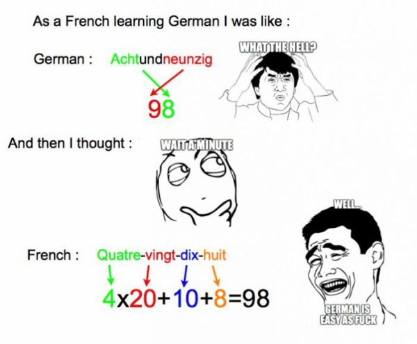 フランス人 ドイツ語の数字表記方法を勉強して気が付いた 海外の反応 暇は無味無臭の劇薬