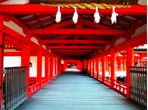 日本 厳島神社 いやしの世界遺産