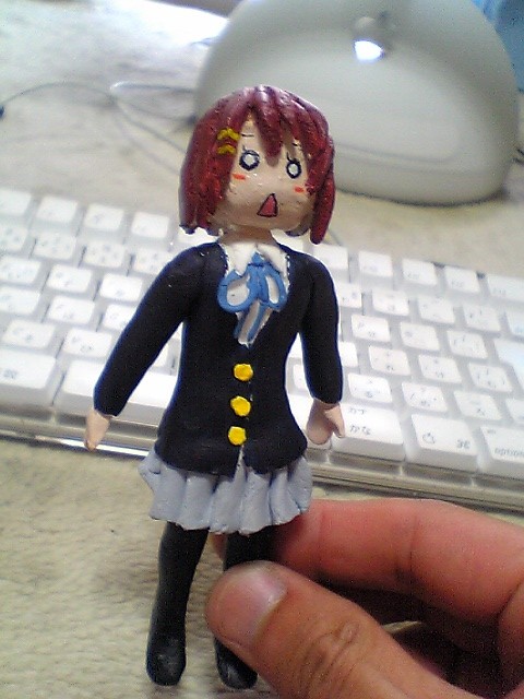 アビちゃんフィギュア 紙粘土製
