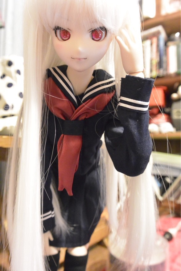 オビツ50-03・カンナヘッドのメイク : カフェ・ド・犬