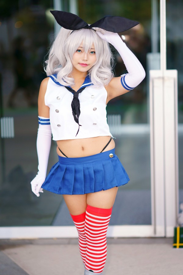 東京ゲームショウ17コスプレ 入宮あまな様 艦これ 鹿島風 黄昏ドライブイン コスプレカメコはデジタル一眼の夢を見るか