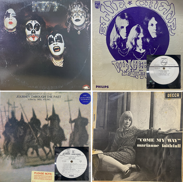 MONSULA レコード　SANITIZED 本日の爆安】ボロい！安い！いや、爆安すぎる～！ Kissの1st他、みんな