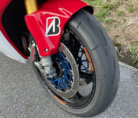 バリ溝 ヒゲつき ブリヂストン RS11前後タイヤセット （生野2りんかん 