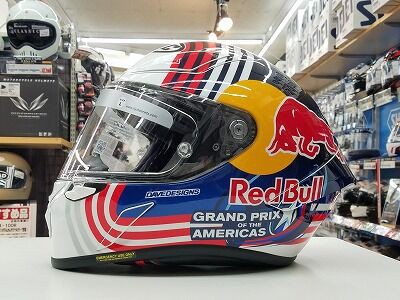 【さんちゃん】Red Bull レッドブル　フルフェイスヘルメット 　XL Amazon | HJC HELMETS(エイチジェイシーヘルメット) RPHA1N