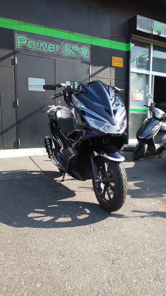 PCX125】特注フロントマスクをペイントして取付け！【和光