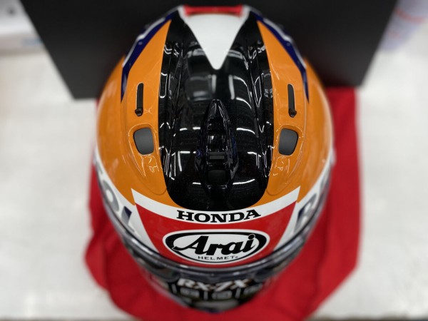 ヘルメット】世界にまだひとつのAraiヘルメット到着!!!!!!【和光