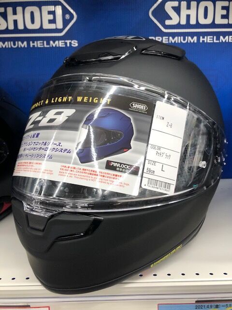 美品]SHOEI Z-8 マットブラック XLサイズ-