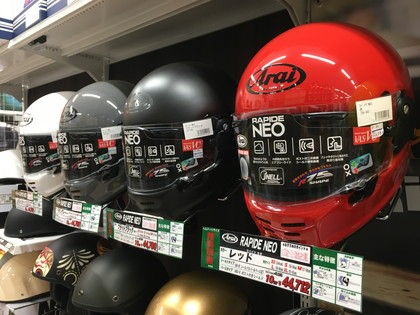Arai 【Rapide-neo】 再入荷致しました！ : 2りんかんブログ