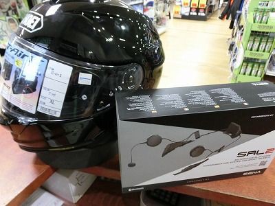 SHOEI XL GT-AirⅡ sena srl2装着済み ブラック SHOEI XL GT
