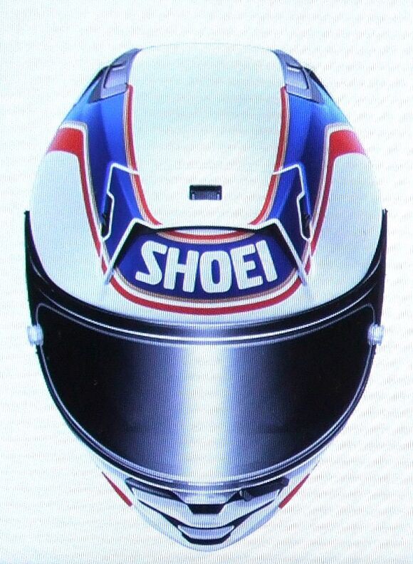 レプリカヘルメットSHOEI ワインガードナー2ヘルメット(Mサイズ) 魅惑のロスマンズカラー！ ワイン・ガードナー氏のレプリカ