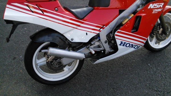 MC16 NSR250R ワンオフチャンバー製作 その②【和光】 : 2