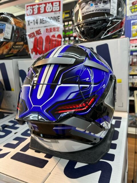 SHOEI X-Fourteen AERODYNE TC-2 X14 Lサイズ Webike | SHOEI ショウエイ X-14 AERODYNE［X-FOURTEEN エックス