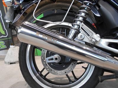 モリワキ メガホンマフラー CB1100 足立2りんかん : 2