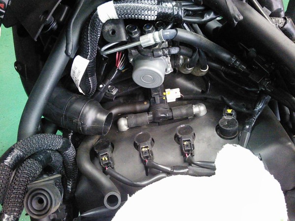 ZX-25R 吸排気＆ECUチューンで3.4馬力アップを実現