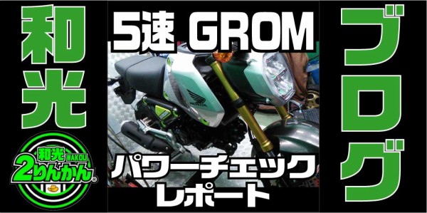 馬力測定】５速 ＧＲＯＭ パワーチェックレポート【和光】 : ２