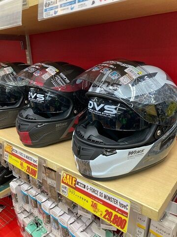 246溝口店】ヘルメットにほんのりシールドついてきます : 2