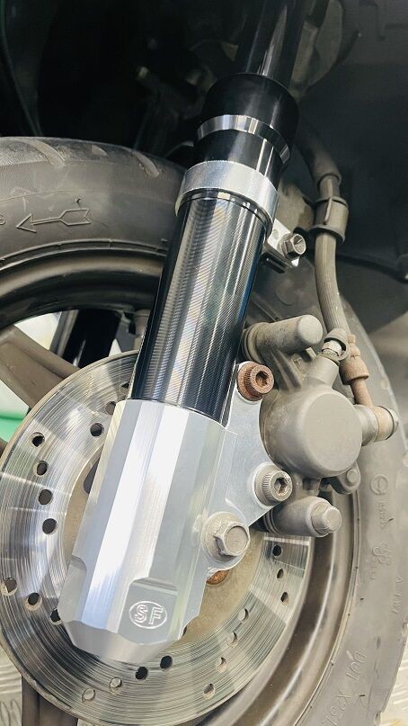 アドレス V125 K6外し フロントフォーク ステム ハンドル
