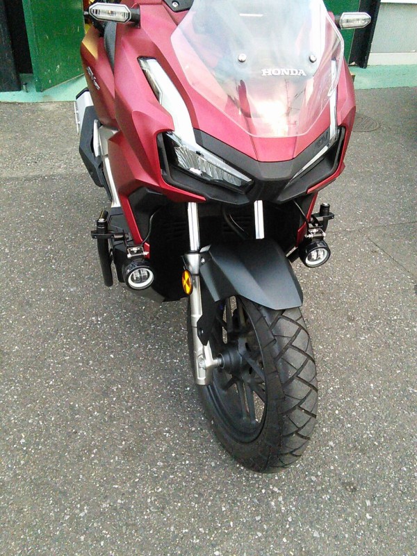 和光 りんかん ADV160にフォグライトをカッコよく着けてみた