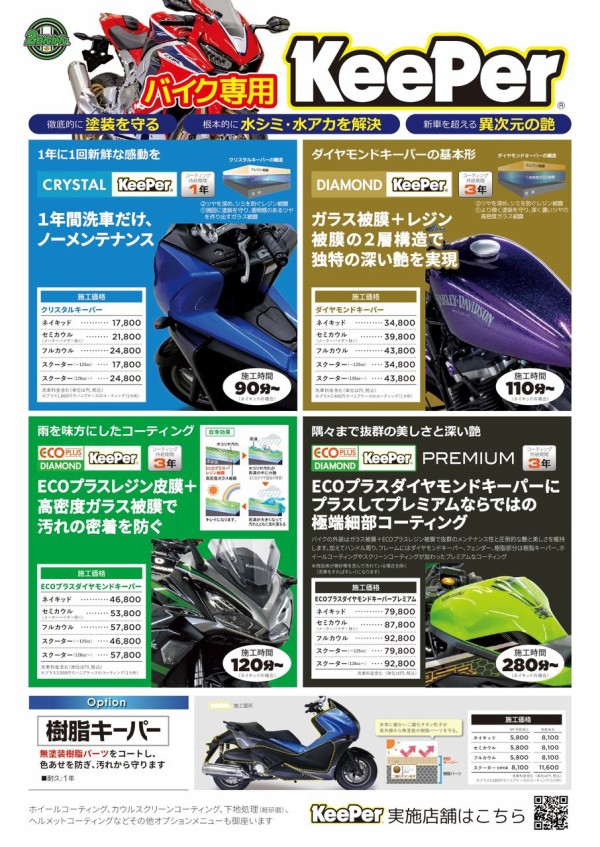 【新品未使用】キーパーコーティングセット KeePer Kawasaki ZX4RR : 2りんかんブログ
