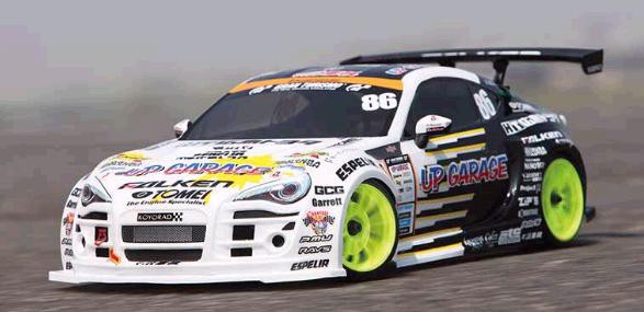 ヨコモ Team UP GARAGE FALKEN 86用ボディセット (グラフィックデカール無し)