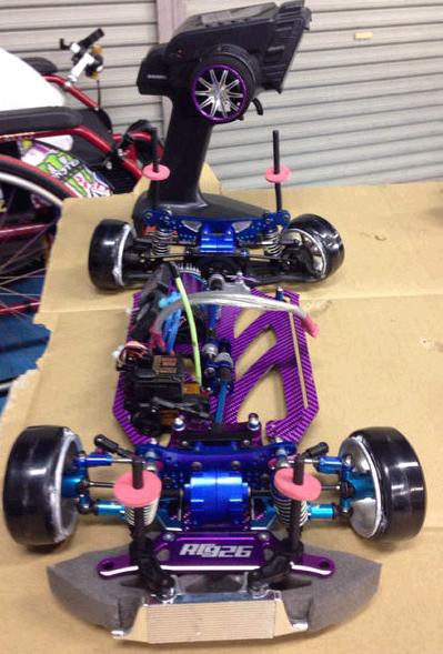 ドリパケ カーボンシャーシ パープルカーボン染め : 痛車RC ドリパケ カーボンシャーシ パープルカーボン染め : 痛車RC