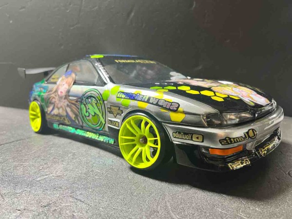 D-Like製 S15ボディ ドリフト 痛車 lexus.himuro 痛車 RCボディ ラブ