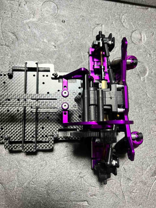 ラップアップ KCRパープル仕様完成 : 痛車RC製作所 BadLegFactory