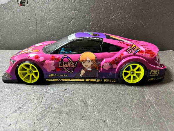 痛車 RCボディ ラブライブ！スーパースター！澁谷かのん 仕様 タミヤNSX CONSEPT-GT : 痛車RC製作所 BadLegFactory