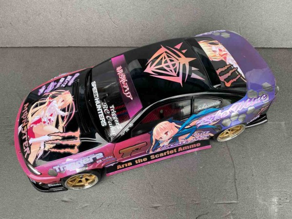 痛車 RCボディ 緋弾のアリア 峰理子 仕様 アディクション雷神S15