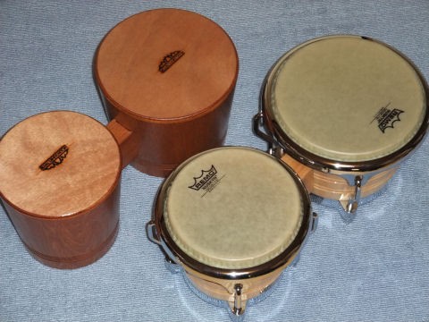 マウンテンリズム社のボンゴカホン&ジェンベカホン到着 : 打楽器