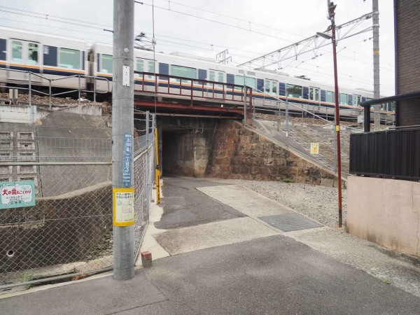 JR京都線 高槻すぐ JR茨木駅東側の4つのレンガトンネル 竹の鼻